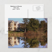 Weerspiegelingen in Rhonda Briefkaart (Voorkant / Achterkant)