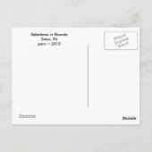 Weerspiegelingen in Rhonda Briefkaart (Achterkant)