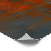 Weerspiegelingen van Ember Bay stadsgezicht Poster (Hoek)