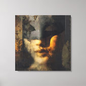 Weerspiegelingen van Intel — gotische surrealistis Canvas Afdruk (Voorkant)