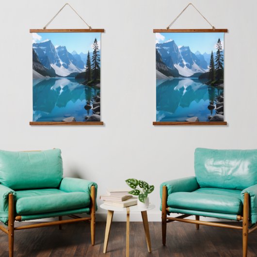 Weerspiegelingen van Sereniteit Hangend Wandkleed (Woonkamer)