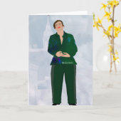 Weerspiegelt LeeMarie's creatieve ontwerp Kaart (Gele Bloem)