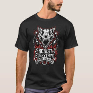 Weersta Alles T-shirt Ononderbroken Pad Wolf Grafi
