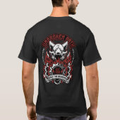 Weersta Alles T-shirt Ononderbroken Pad Wolf Grafi (Achterkant)