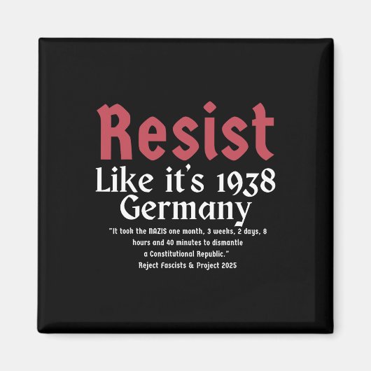 Weersta alsof het 1938 Duitsland 10 is Magneet (Voorkant)