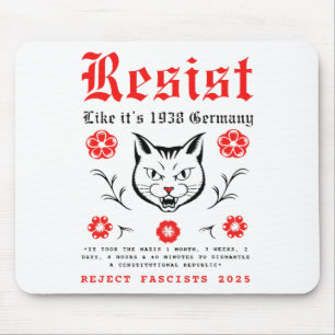 Weersta alsof het 1938 Duitsland 11 is Muismat