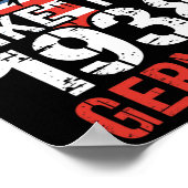 Weersta alsof het 1938 Duitsland Activist Afwijzen Poster (Hoek)