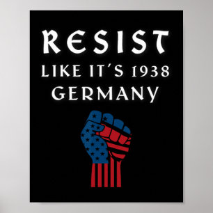 Weersta alsof het 1938 Duitsland Viral Apparel - O Poster