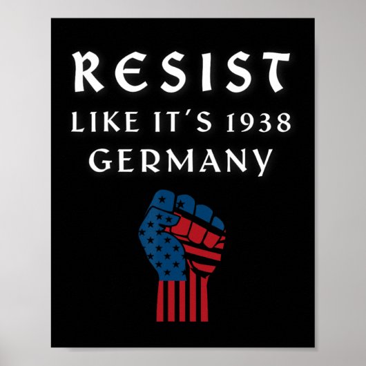 Weersta alsof het 1938 Duitsland Viral Apparel - O Poster (Voorkant)
