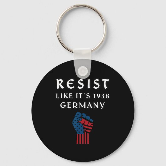 Weersta alsof het 1938 Duitsland Viral Apparel - O Sleutelhanger (Voorkant)