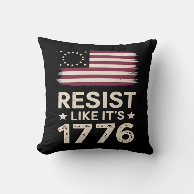 Weersta alsof het de Amerikaanse conservatieve vla Kussen (Voorkant)
