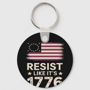 Weersta alsof het de Amerikaanse conservatieve vla Sleutelhanger