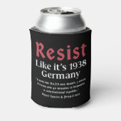 Weersta alsof het Duitsland van 1938 is Blikjeskoeler (Blikje Achterkant)