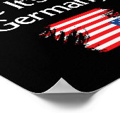 Weersta alsof het Duitsland van 1938 is Poster (Hoek)