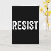 Weersta Anti-trump Protestmars Politiek Uitdagend Kaart (Gele Bloem)