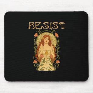 Weersta Art Nouveau Mucha Anti Trump Vrouwen Femin Muismat