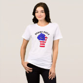 Weersta Bigly | anti-Trump Tri-Blend Shirt (Voorkant volledig)
