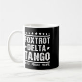 Weersta - Blijf Republikeinse Meme Grappige Foxtro Koffiemok (Links)