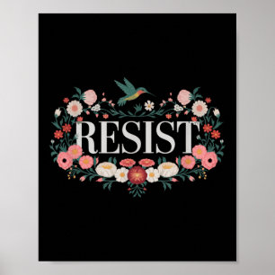 Weersta Bloemen Protest Trump Anti Trump _1 Poster