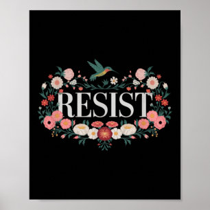 Weersta Bloemen Protest Trump Anti Trump _3 Poster