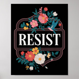 Weersta Bloemen Protest Trump Anti Trump _5 Poster