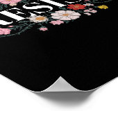 Weersta Bloemen Protest Trump Anti Trump Premium _ Poster (Hoek)