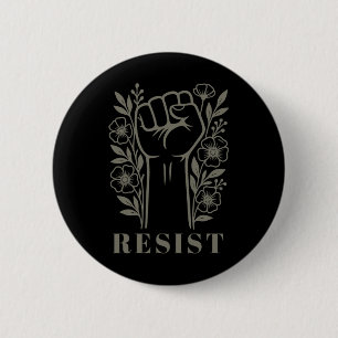 Weersta bloemige anti-Trump politieke protest anti Ronde Button 5,7 Cm
