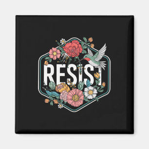 Weersta Bloemige Protest Trump Anti Trump 1 Magneet