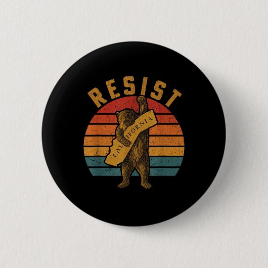 Weersta Californische Beer Ronde Button 5,7 Cm (Voorkant)