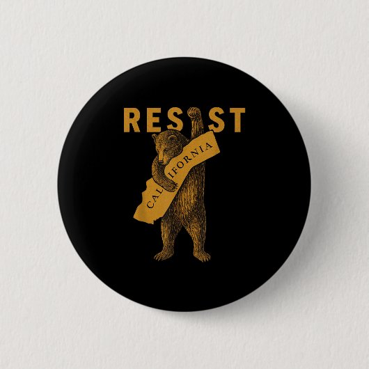 Weersta Californische Beer Ronde Button 5,7 Cm (Voorkant)