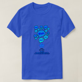 Weersta de duivel - Blauwe Logo - T-shirt