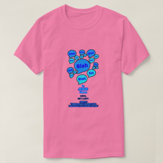 Weersta de duivel - Blauwe Logo - T-shirt (Design voorkant)