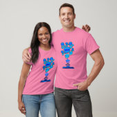 Weersta de duivel - Blauwe Logo - T-shirt (Unisex)