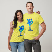 Weersta de duivel - Blauwe Logo - T-shirt (Unisex)
