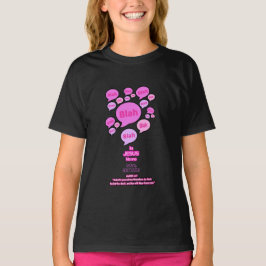 Weersta de duivel - Roze Logo - T-shirt