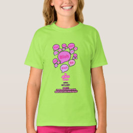 Weersta de duivel - Roze Logo - T-shirt
