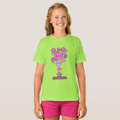 Weersta de duivel - Roze Logo - T-shirt (Voorkant volledig)