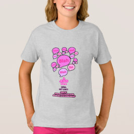 Weersta de duivel - Roze Logo - T-shirt