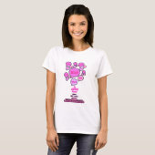 Weersta de duivel - Roze Logo - T-shirt (Voorkant volledig)