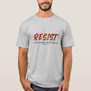 Weersta de duivel t-shirt