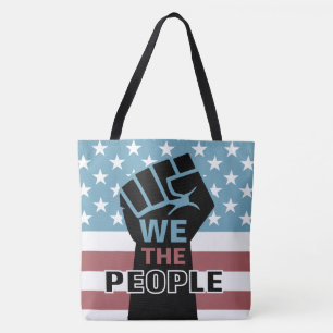 Weersta de eerste Amerikaanse vlag die wij het vol Tote Bag