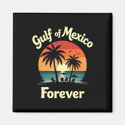 Weersta de Golf van Mexico voor altijd Magneet (Voorkant)