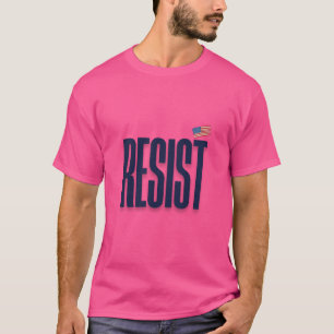 Weersta de kleine Amerikaanse vlag - Protestverkla T-shirt