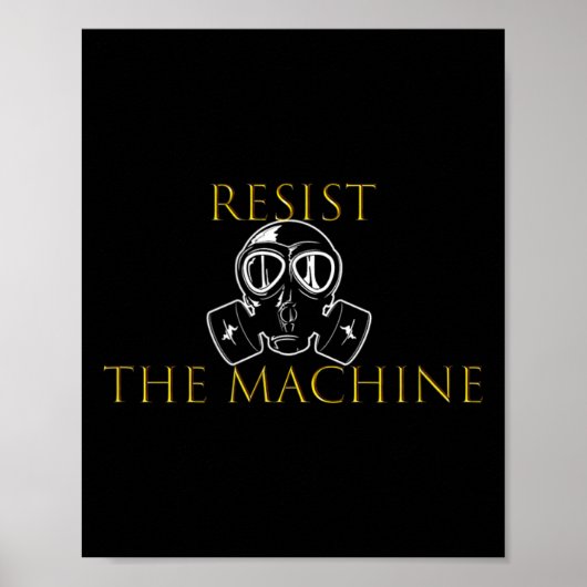 Weersta de machine poster (Voorkant)