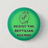 Weersta de reptielenagenda ronde button 5,7 cm (Voorkant)