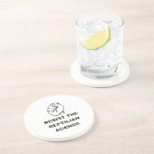 Weersta de Reptiliaanse Agenda Zandsteen Onderzetter (Zijkant)