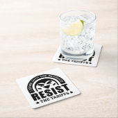 Weersta de tarieven van de pinguïn kartonnen onderzetters (Insitu)