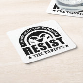 Weersta de tarieven van de pinguïn kartonnen onderzetters (Schuin)