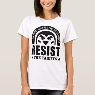 Weersta de tarieven van de pinguïn t-shirt
