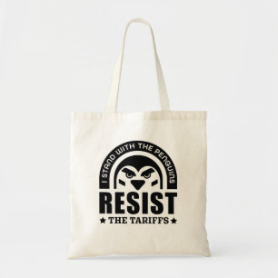 Weersta de tarieven van de pinguïn tote bag